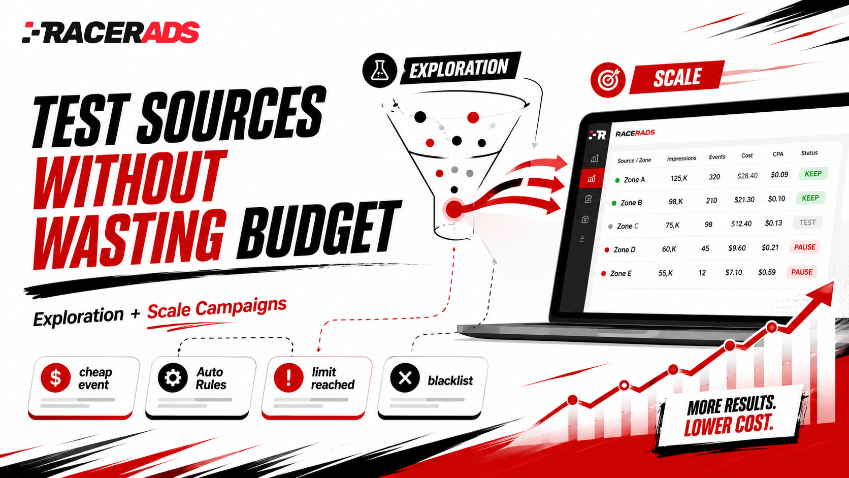 Testing Sources Without Wasting Budget